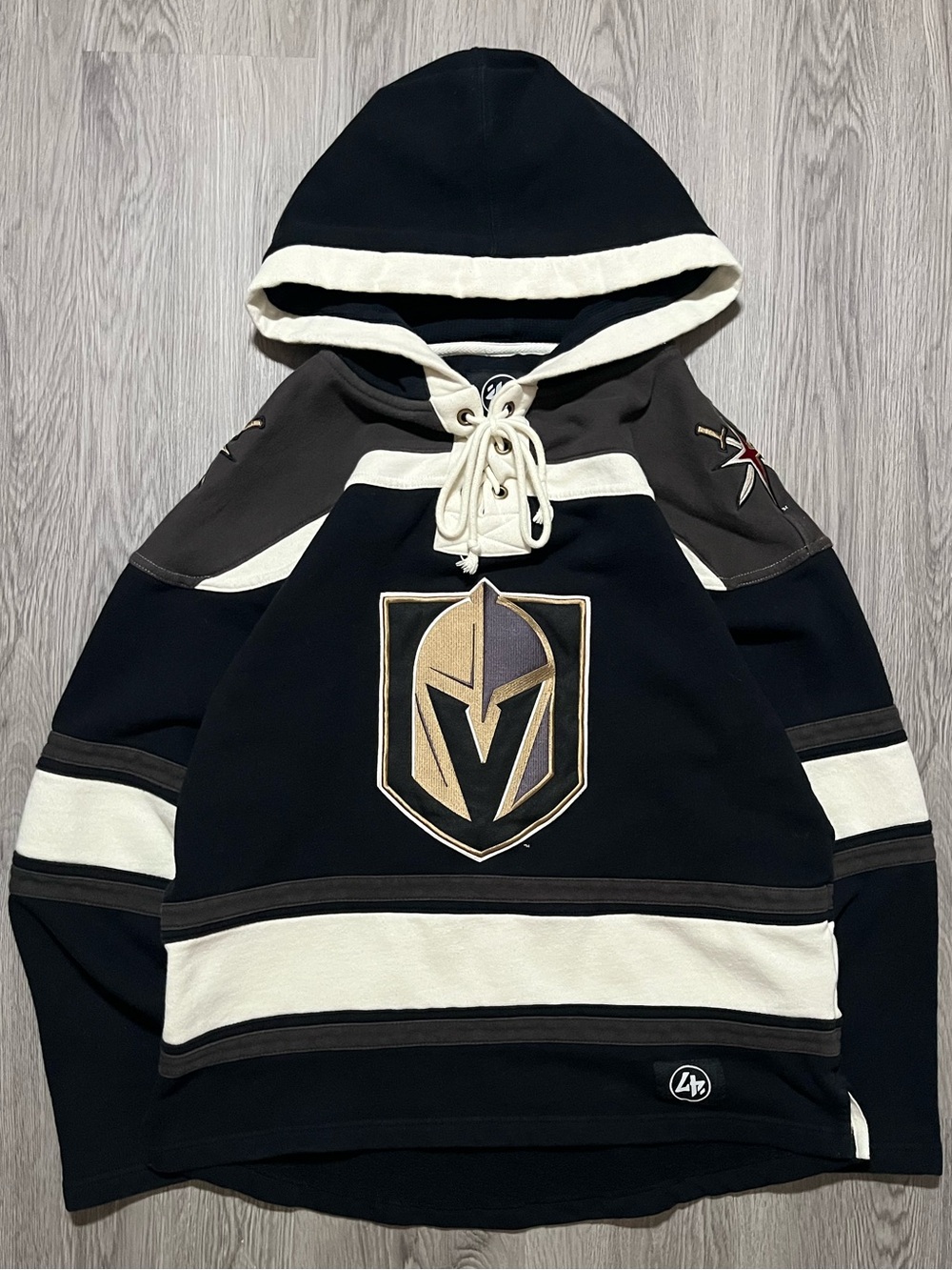 Vegas Golden Knights 47 NHL hockey jersey hoodie sweater men’s small oversized